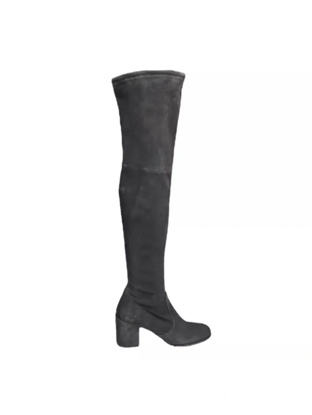 Stuart Weitzman Tieland Slate Gray Suede Over the Knee Boots Size 9 NWOT